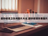 磨砂玻璃卫生间图片大全,磨砂玻璃效果图片